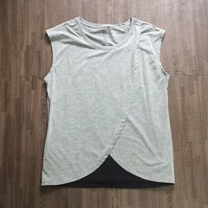 Motherhood Nursing Shirt Black and Gray